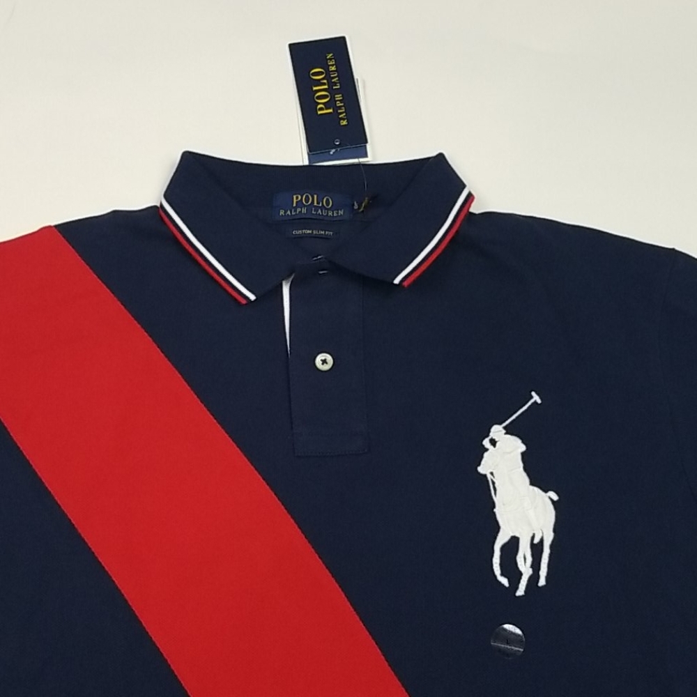 Polo Ralph Lauren Big Pony Stripe Front Polo - Picture 2 of 5